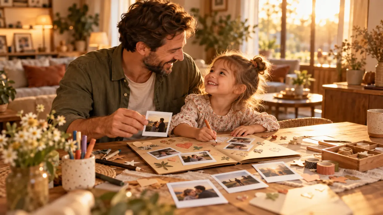 Une activité Fête des Pères qui devient un vrai souvenir à partager