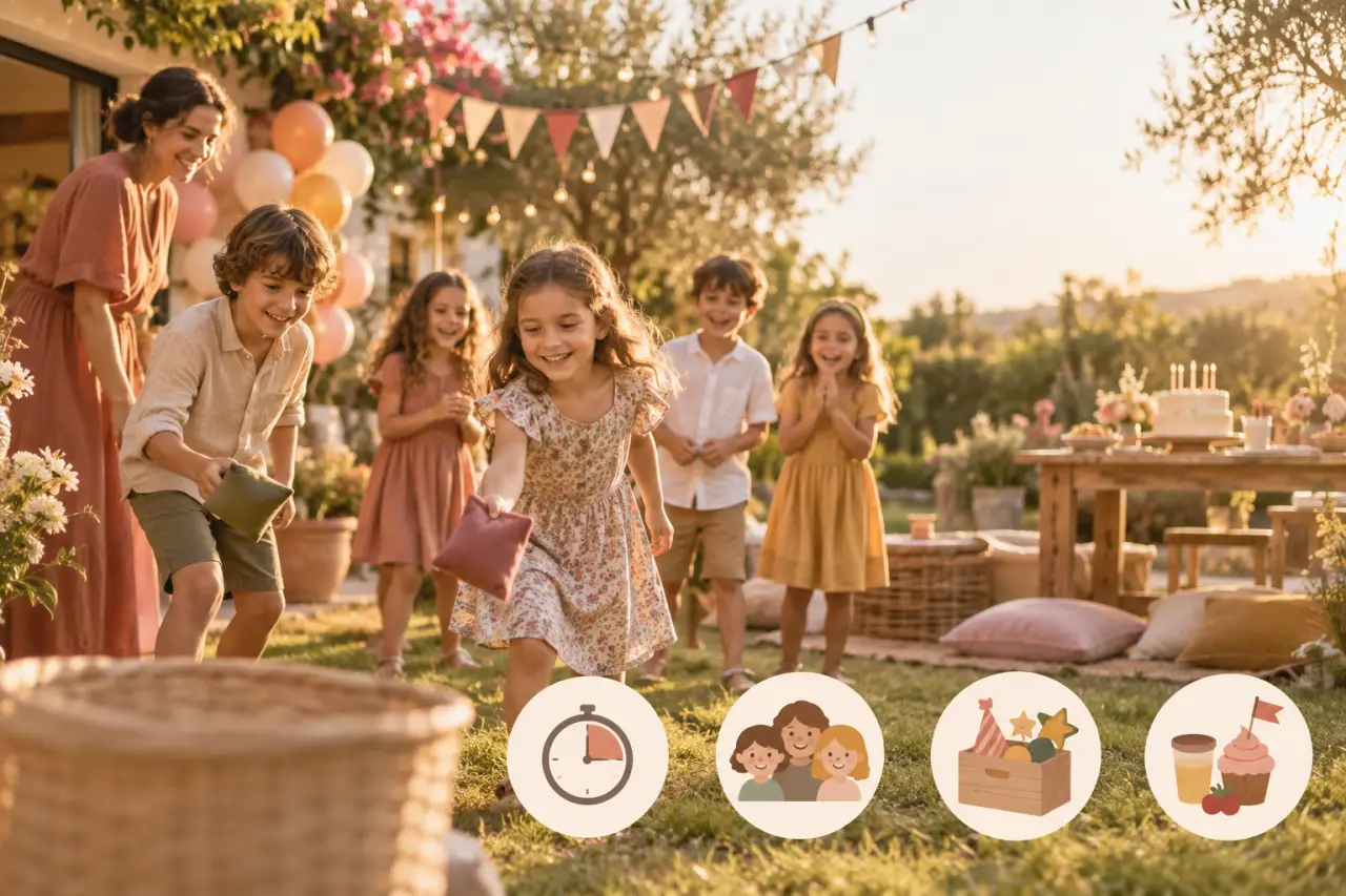 Activité anniversaire enfant : 4 repères pour éviter les jeux trop longs et les temps morts