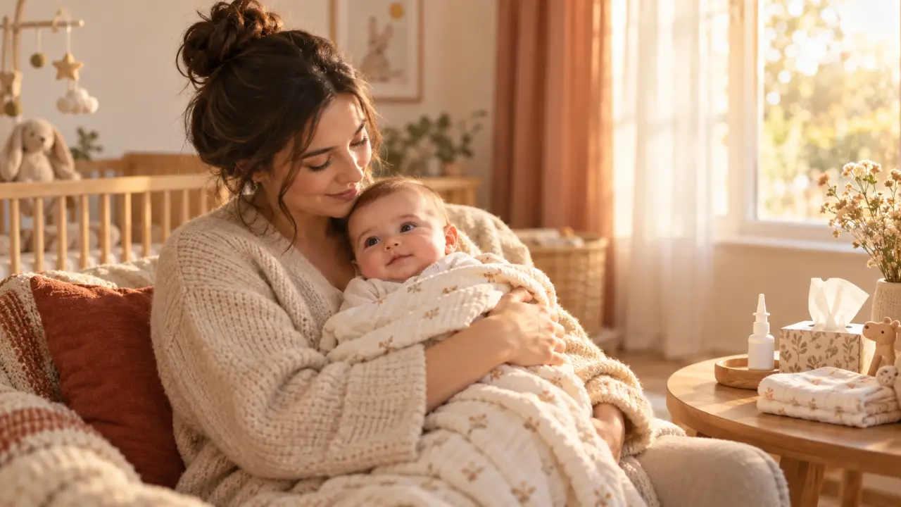 Rhume chez un bébé de 4 mois : les bons gestes et les signes qui doivent alerter