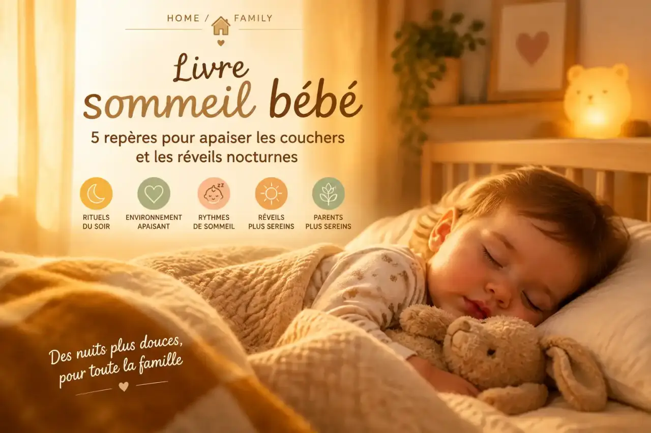Livre sommeil bébé : 5 repères pour apaiser les couchers et les réveils nocturnes